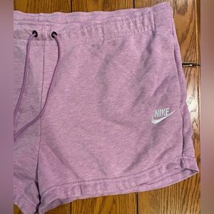 EUC Nike cotton shorts, purple, size XXL